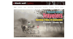 Desktop Screenshot of blankwallgallery.com